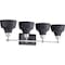 Progress Lighting Bramlett Collection Four-Light Bath & Vanity P300203-009 - alternate 3